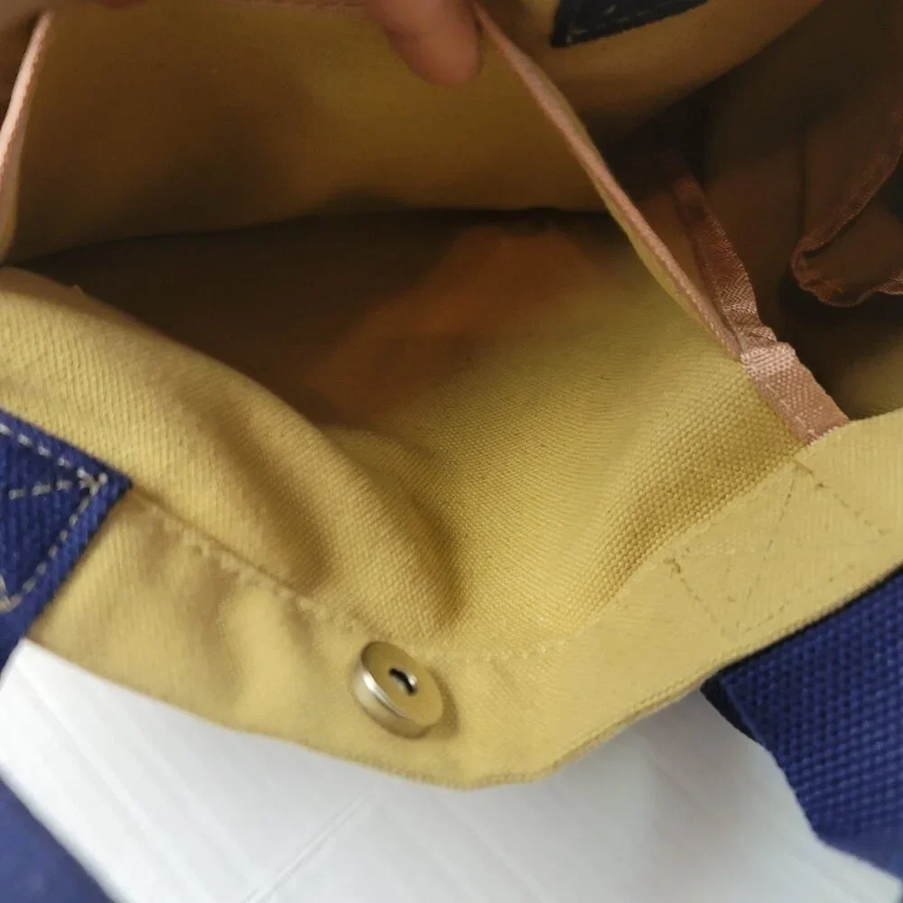 Listicle Canvas Crossbody Tote Bag Tan Adjustable Strap